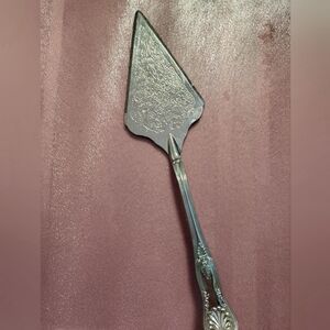 Vintage Silver Plate Solid Pie/Cake Knife/Server with